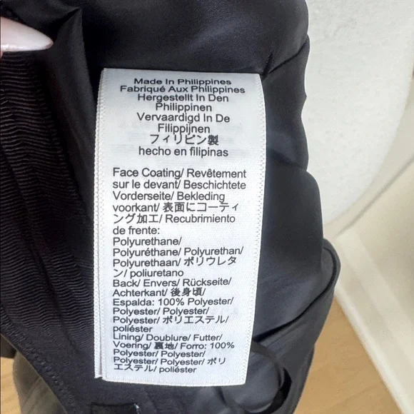 J. Crew Black Vegan Leather Pencil Skirt Size 8 - Picture 5 of 6